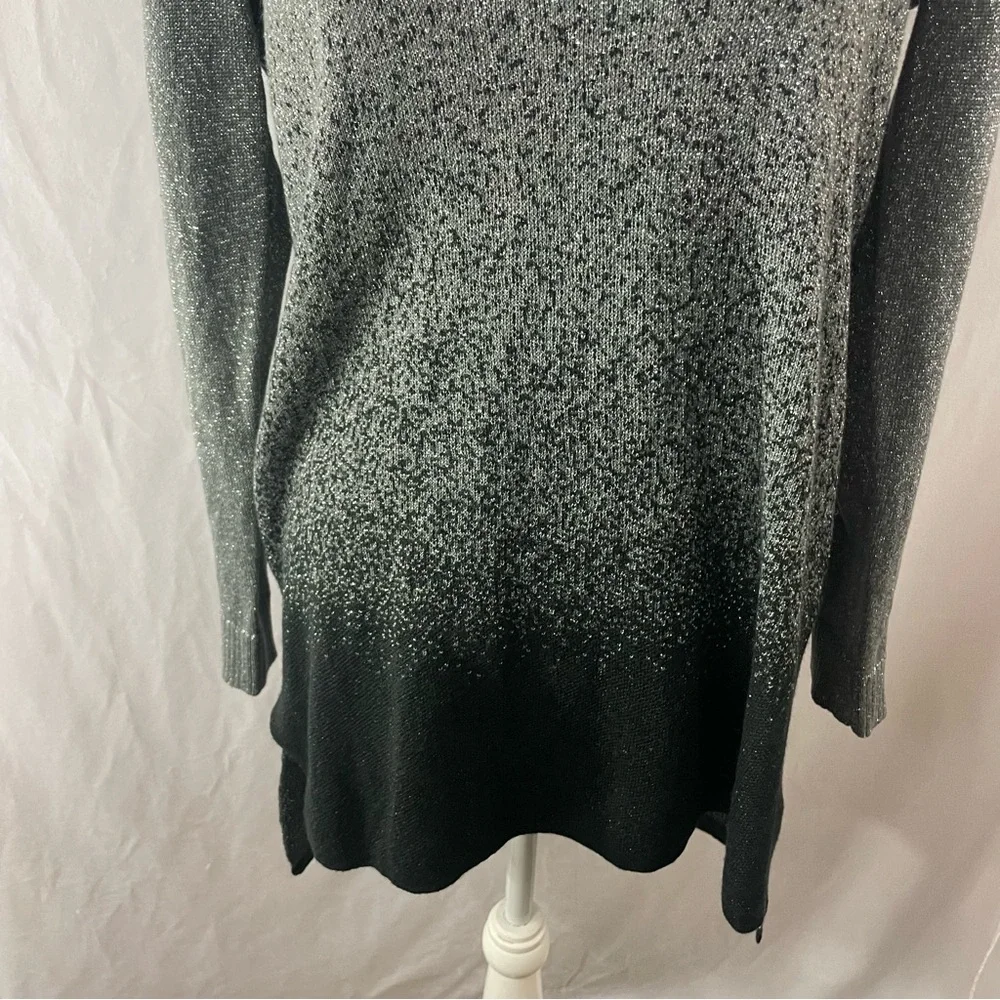 Apt. 9 ombré metallic sweater tunic top